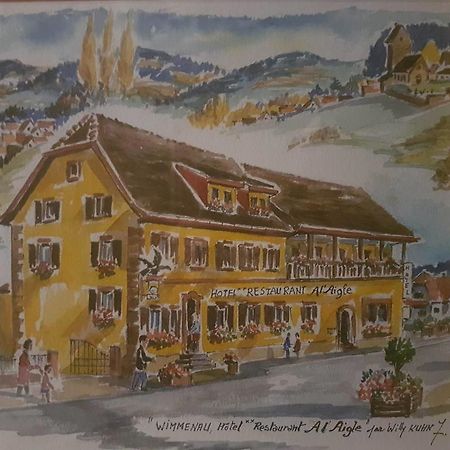 Restaurant A L'Aigle Hotel Wimmenau Exterior photo